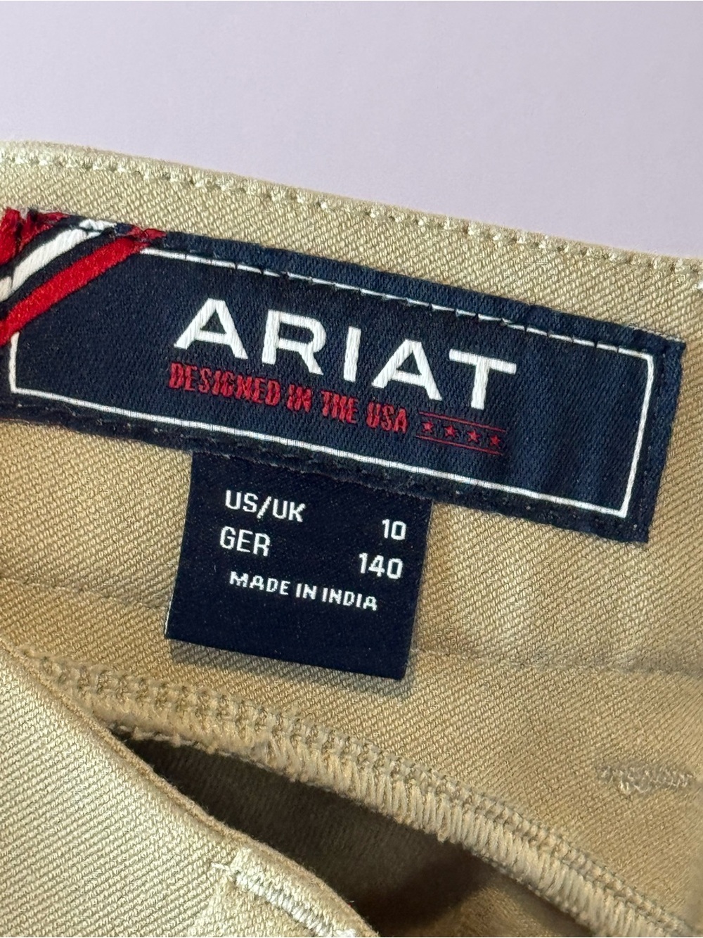 Ariat Equestrian Breeches Pants - Girls Size 10 - Picture 10 of 10